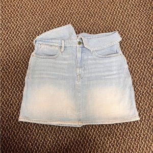 Frame Le High Mini
Fold Over Jean Skirt
Womens Sz 29